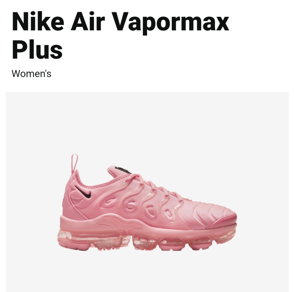 Nike air vapermax plus! Pink